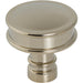 Top Knobs TK3140PN Cranford 1 1/4" Diameter Round Knob Polished Nickel - KnobDepot