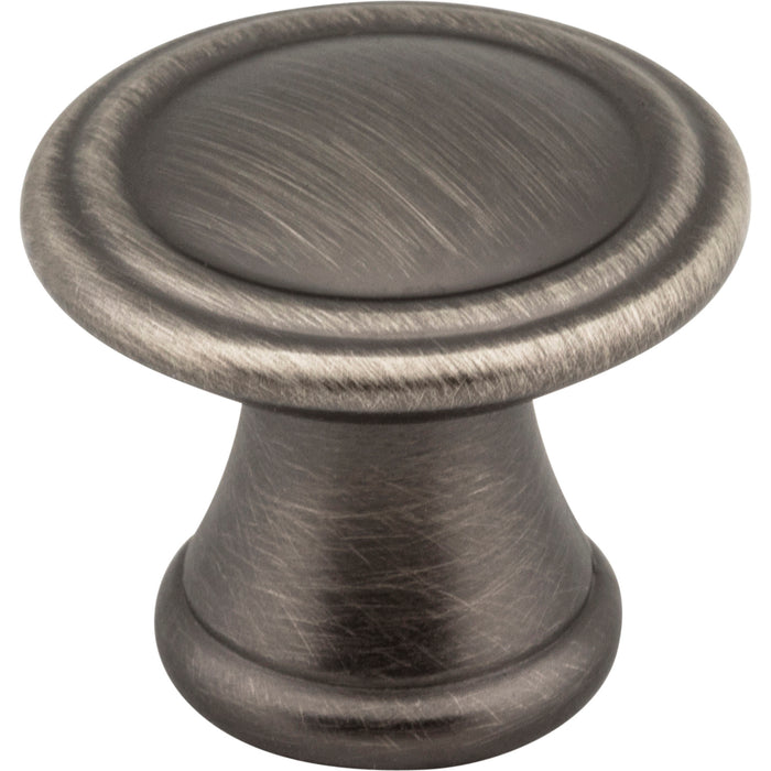 Jeffrey Alexander Z110-BNBDL Chesapeake Chesapeake 1-3/16" (30mm) Diameter Mushroom Knob Brushed Pewter