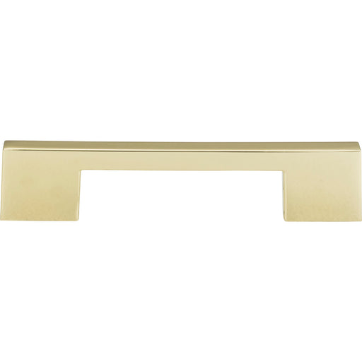 Atlas Homewares A867-FG Thin Square 5 1/16in (129mm) Center to Center Bar Pull French Gold - KnobDepot