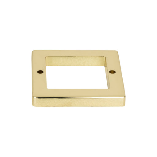 Atlas Homewares 393-FG Tableau Square 1 13/16in (46mm) Center to Center Pull Backplate French Gold - KnobDepot