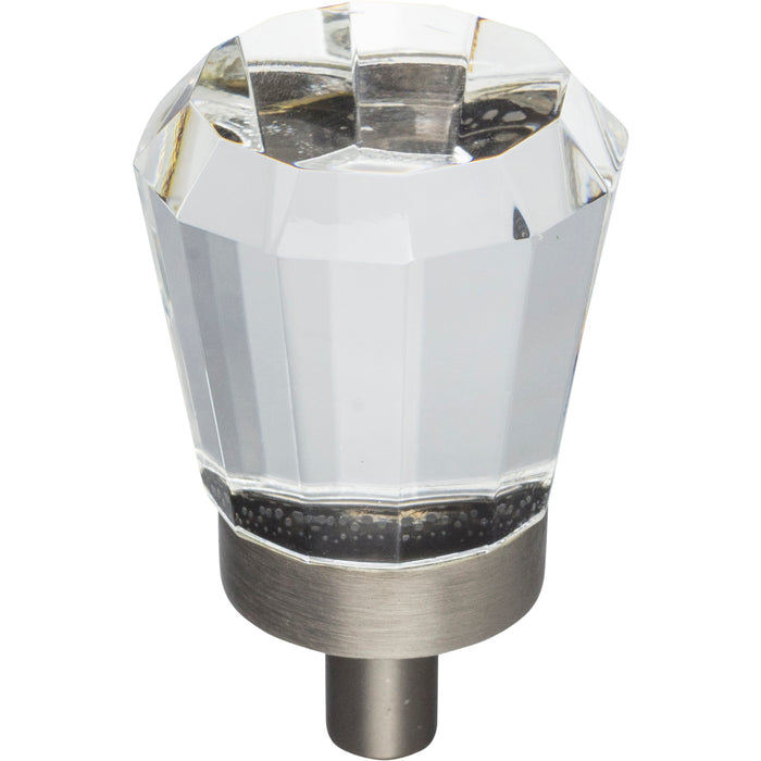 Jeffrey Alexander G150BNBDL Harlow 1" Length Geometric Knob Brushed Pewter