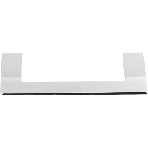 Atlas Homewares A905-CH Angled Drop 3 3/4in (95mm) Center to Center Bar Pull Polished Chrome - KnobDepot