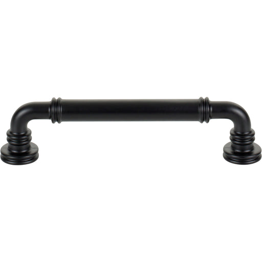 Top Knobs TK3142BLK Cranford 5 1/16" Center to Center Bar Pull Flat Black - KnobDepot