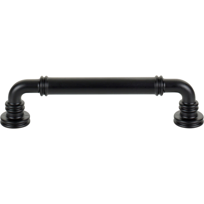 Top Knobs TK3142BLK Cranford 5 1/16" Center to Center Bar Pull Flat Black - KnobDepot