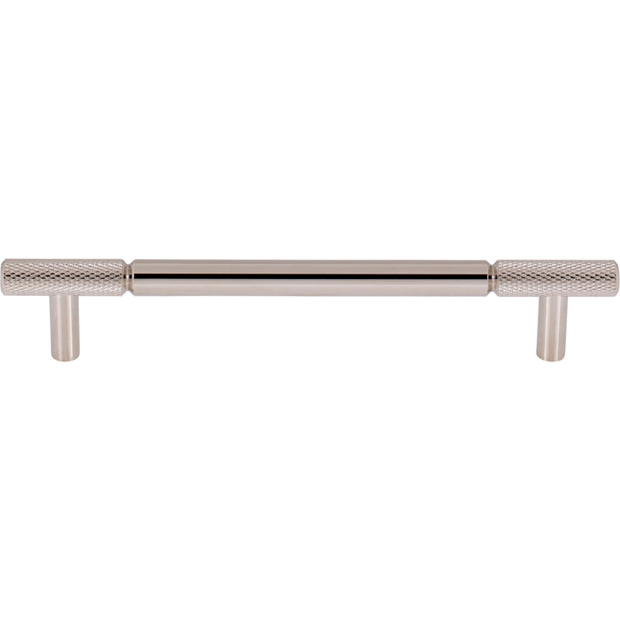 Top Knobs TK3242PN Prestwick 6 5/16" Center to Center Bar Pull Polished Nickel - KnobDepot