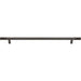 Top Knobs TK3239AG Burnham 18" Center to Center Bar Pull Ash Gray - KnobDepot