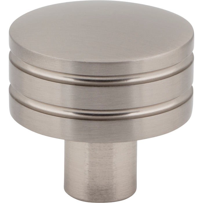 Atlas Homewares A950-BRN Griffith 1 1/4in Diameter Round Knob Brushed Nickel