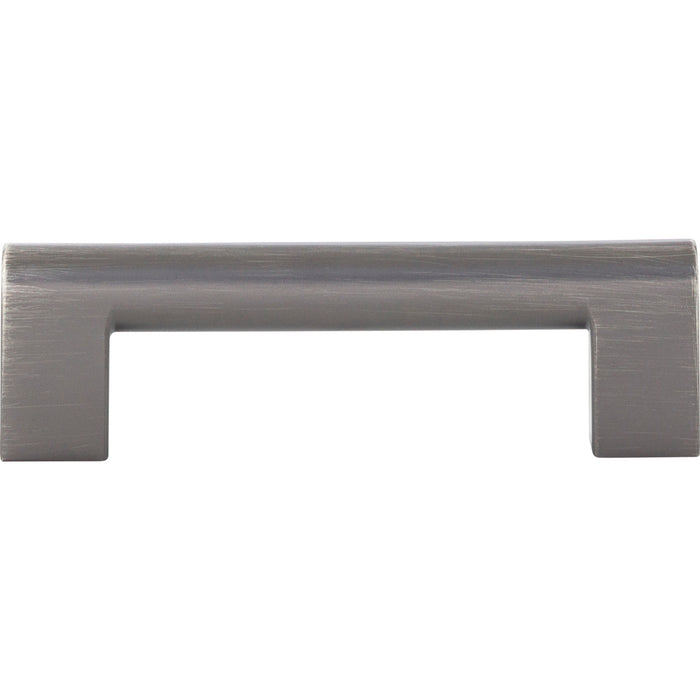 Atlas Homewares 438-SL Round Rail 3 3/4in Center to Center Bar Pull Slate