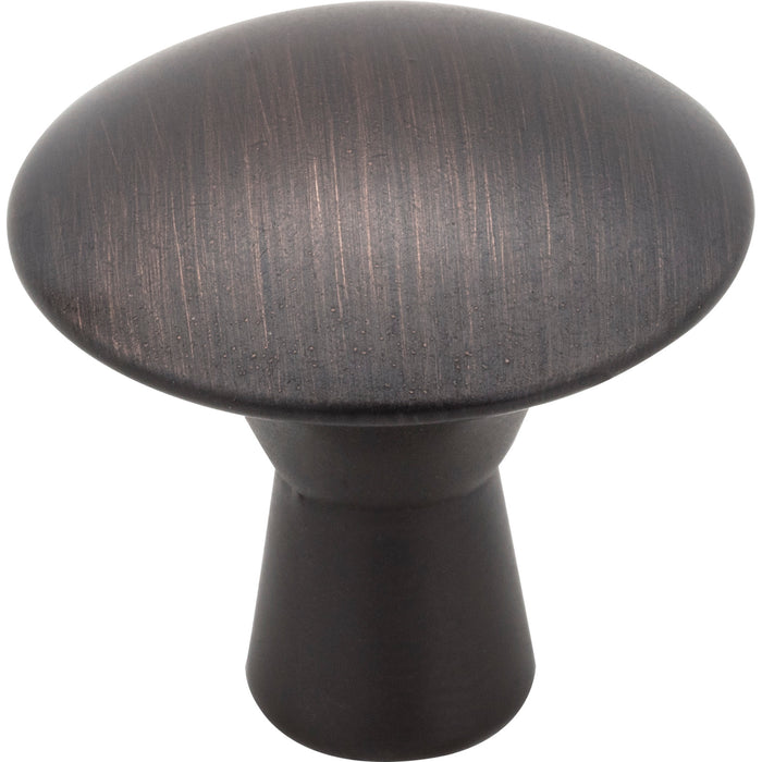 Elements 988DBAC Zachary 1-1/16" Diameter Mushroom Knob Brushed Oil Rubbed Bronze
