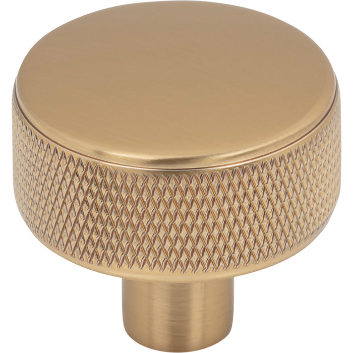 Top Knobs TK3230HB Burnham 1 1/4" Length Round Knob Honey Bronze - KnobDepot
