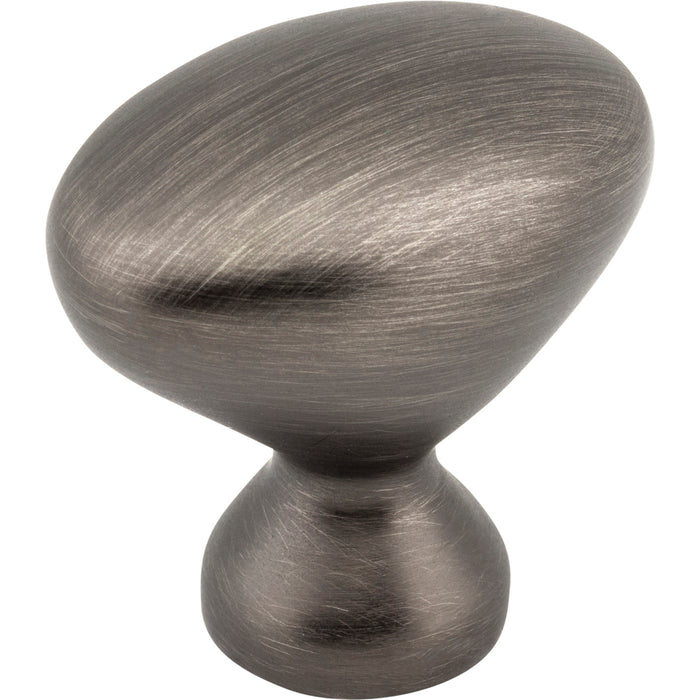 Elements 897L-BNBDL Merryville 1-1/4" Length Oval Knob Brushed Pewter