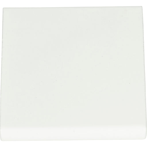 Atlas Homewares A831-WG Edge Pulls 1 1/4in (32mm) Center to Center Finger Pull High White Gloss - KnobDepot