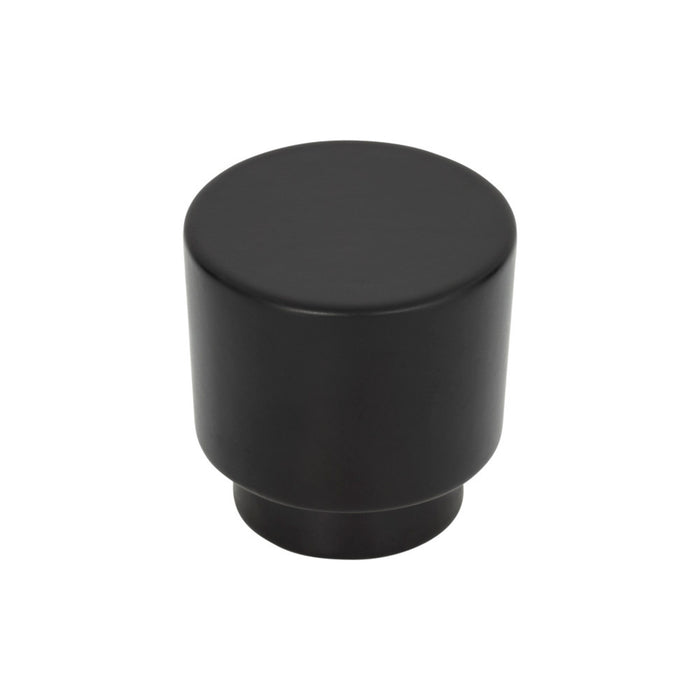 Atlas Homewares 426-BL Tom Tom 1 1/4in Diameter Round Knob Matte Black