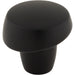 Top Knobs TK3131BLK Florham 1 1/4" Diameter Round Knob Flat Black - KnobDepot