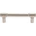 Top Knobs TK3112BSN Clarence 3 3/4" Center to Center Bar Pull Brushed Satin Nickel - KnobDepot