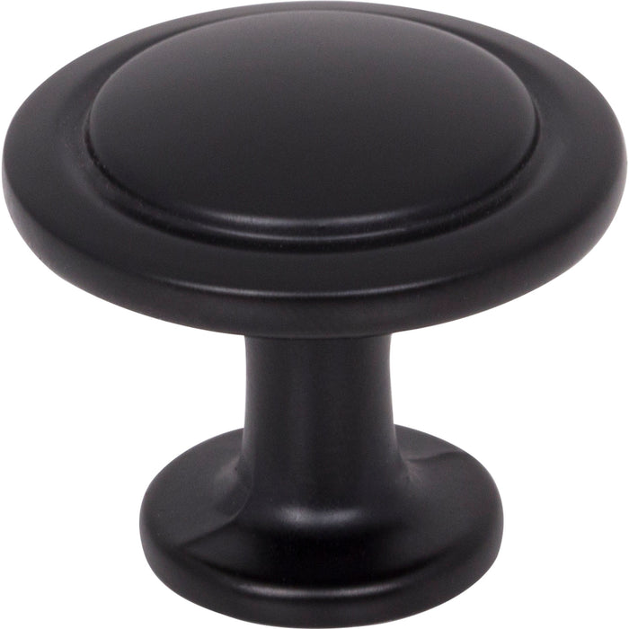 Elements 3960-MB Gatsby 1-1/4" Diameter Mushroom Knob Matte Black