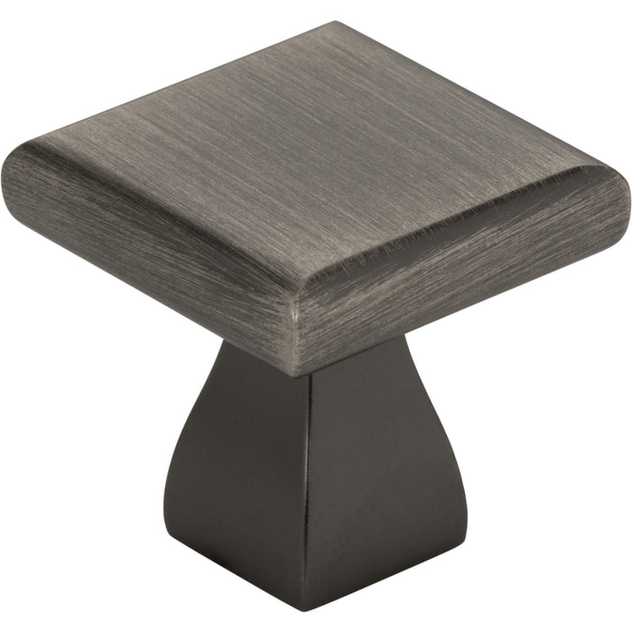 Elements 449BNBDL Hadly 1" Length Square Knob Brushed Pewter