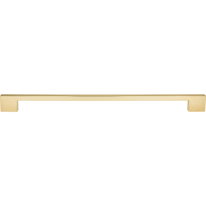 Atlas Homewares AP12-FG Thin Square 18in (457mm) Center to Center Appliance Pull French Gold - KnobDepot