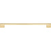 Atlas Homewares AP12-FG Thin Square 18in (457mm) Center to Center Appliance Pull French Gold - KnobDepot