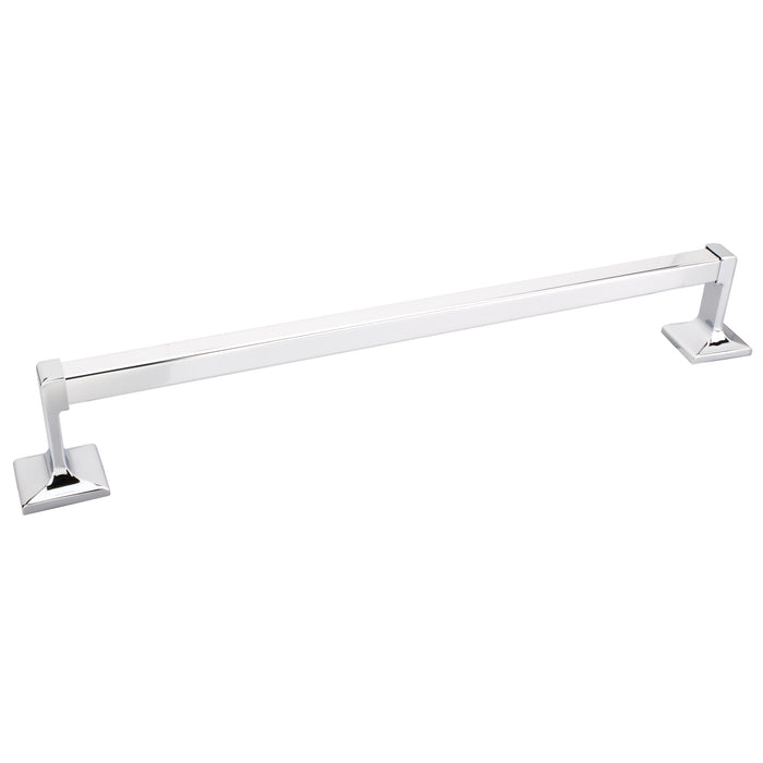 Elements BHE1-04PC-R Bridgeport Polished Chrome 24" Single Towel Bar - Retail Packaged Polished Chrome