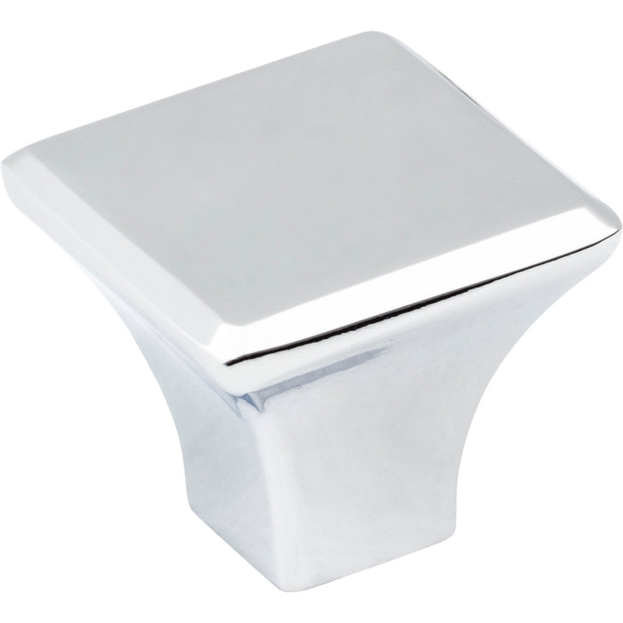 Jeffrey Alexander 972PC Marlo 1-1/8" Length Square Knob Polished Chrome