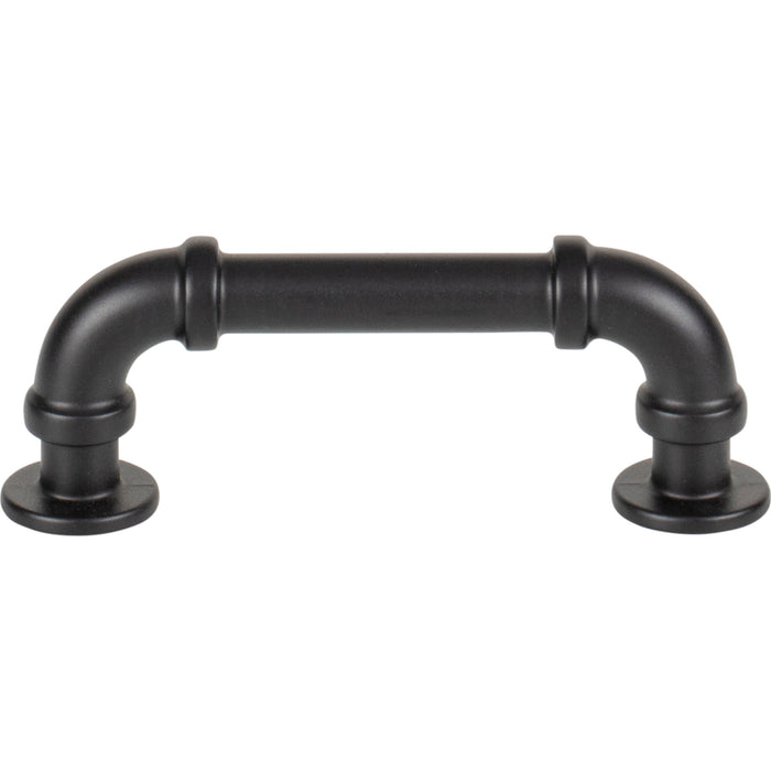 Atlas Homewares 367-BL Steam Punk 3in Center to Center Bar Pull Matte Black