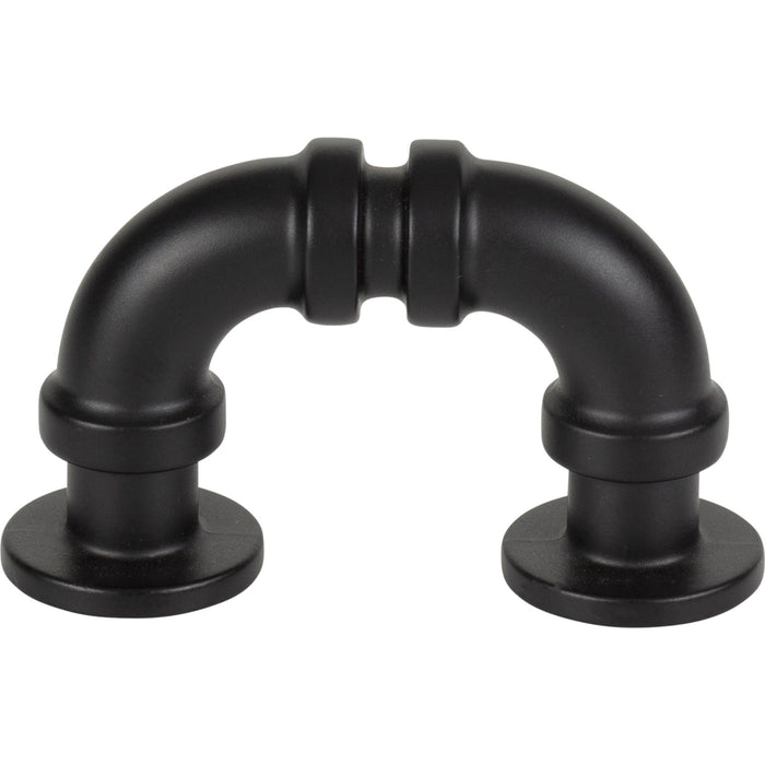 Atlas Homewares 366-BL Steam Punk 1 5/16in Center to Center Bar Pull Matte Black