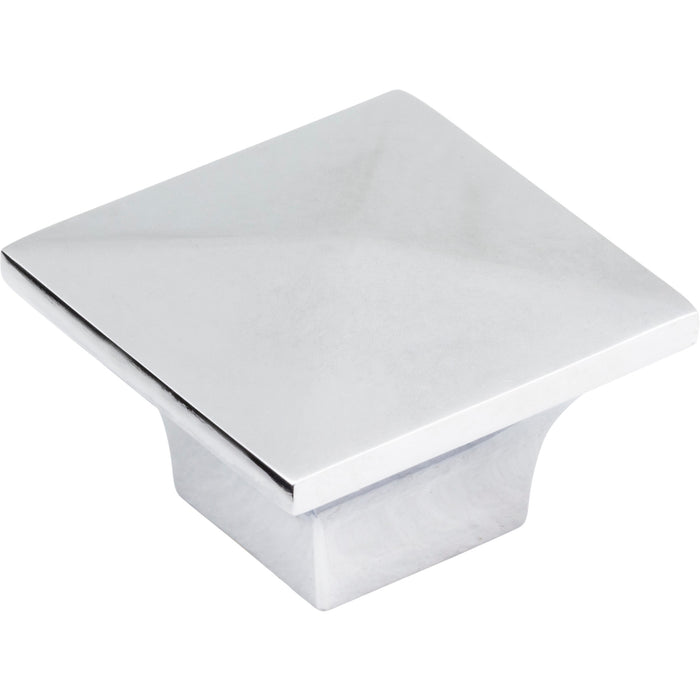 Jeffrey Alexander 595PC Cairo 1-1/4" Length Square Knob Polished Chrome