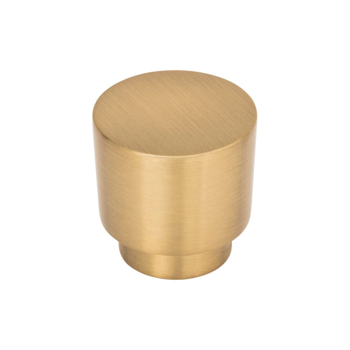 Atlas Homewares 426-WB Tom Tom 1 1/4in Diameter Round Knob Warm Brass