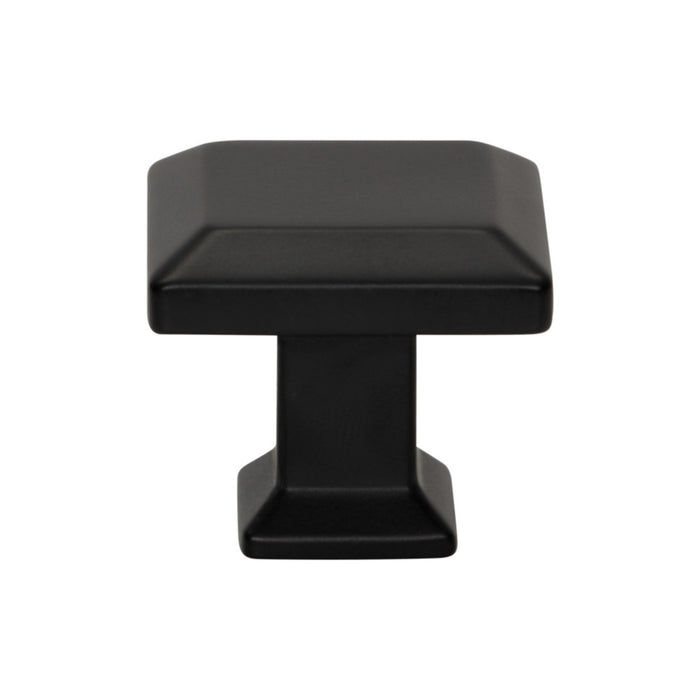 Atlas Homewares A660-BL Sweetbriar Lane 1 1/4in Length Square Knob Matte Black