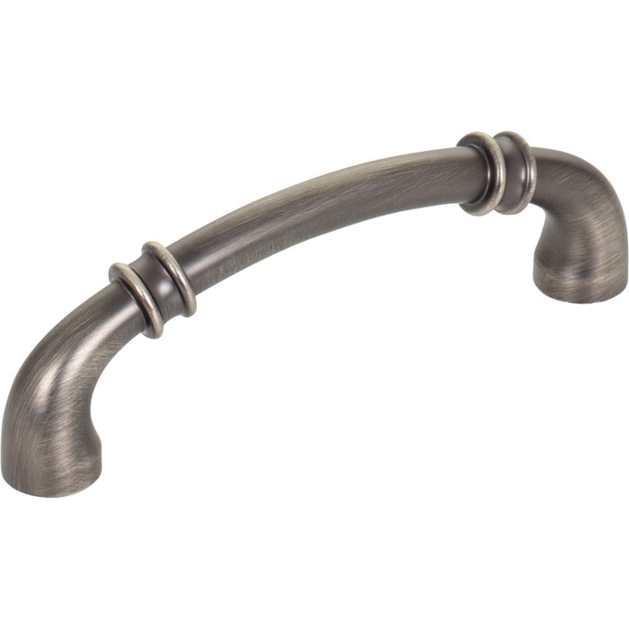 Jeffrey Alexander 445-96BNBDL Marie 96 mm Center-to-Center Bar Pull Brushed Pewter