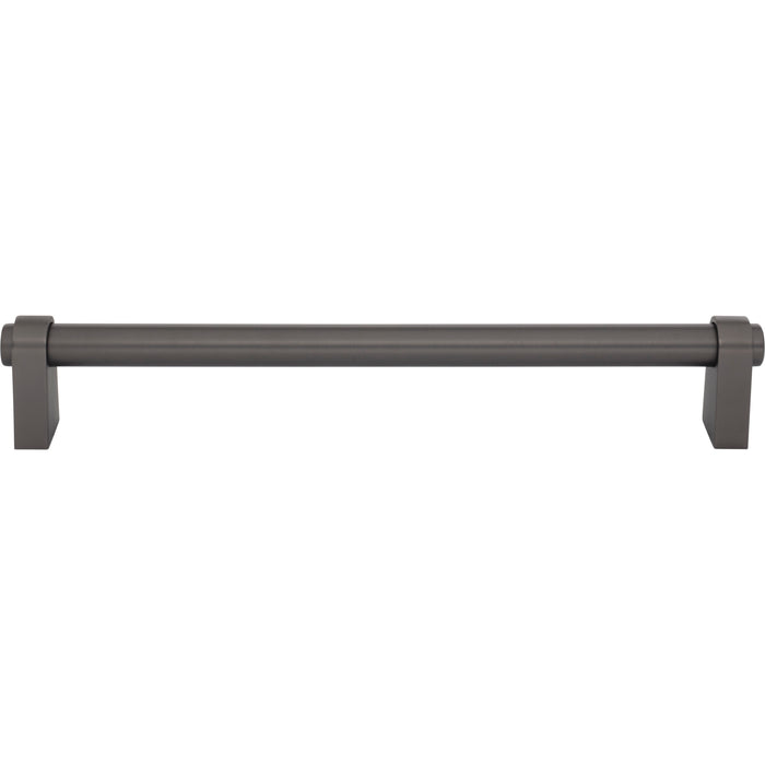 Top Knobs TK3216AG Lawrence 12" Center to Center Appliance Pull Ash Gray - KnobDepot