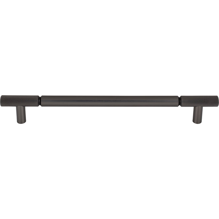 Top Knobs TK3246AG Prestwick 12" Center to Center Bar Pull Ash Gray - KnobDepot