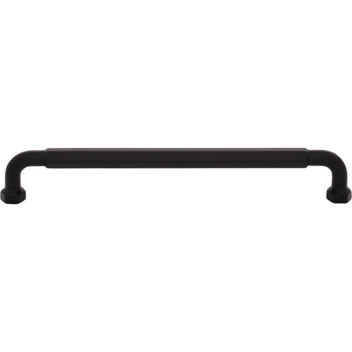 Top Knobs TK3204BLK Dustin 7 9/16" Center to Center Bar Pull Flat Black - KnobDepot