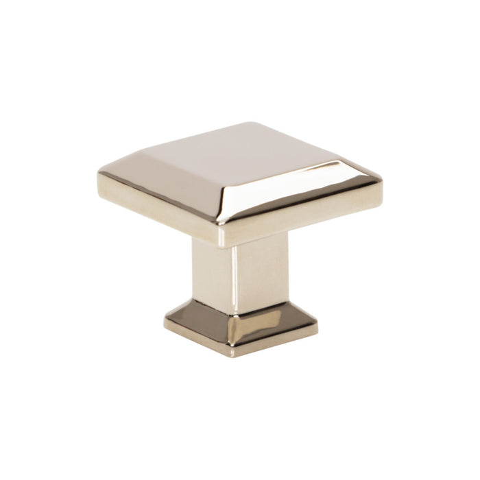 Atlas Homewares A660-PN Sweetbriar Lane 1 1/4in Length Square Knob Polished Nickel