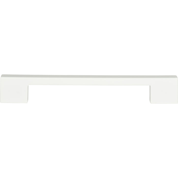 Atlas Homewares A826-WG Thin Square 7 9/16in Center to Center Bar Pull High White Gloss