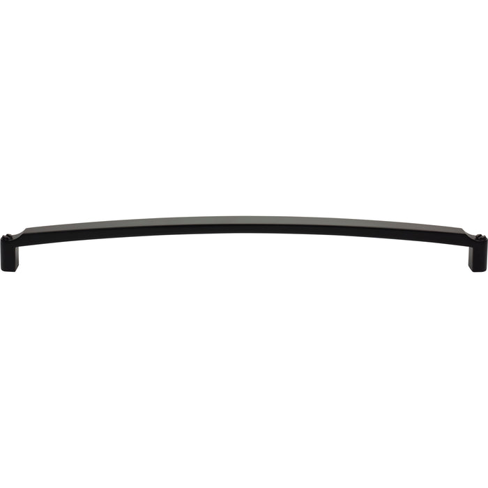 Top Knobs TK3178BLK Haddonfield 18" Center to Center Appliance Pull Flat Black - KnobDepot