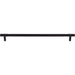 Top Knobs TK3245BLK Prestwick 12" Center to Center Bar Pull Flat Black - KnobDepot
