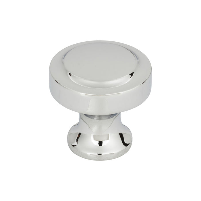 Atlas Homewares A300-CH Bradbury 1 1/4in Diameter Round Knob Polished Chrome