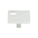 Atlas Homewares 251L-CH Modernist Left 1 1/2in (38mm) Length Square Knob Polished Chrome - KnobDepot