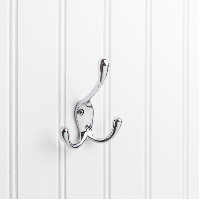 Elements YT40-400PC Wall Triple Hook Polished Chrome
