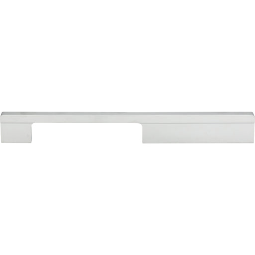 Atlas Homewares A884-MC Off Center 7 9/16in (192mm) Center to Center Bar Pull Matte Chrome - KnobDepot