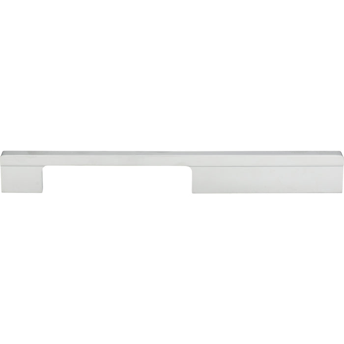 Atlas Homewares A884-MC Off Center 7 9/16in (192mm) Center to Center Bar Pull Matte Chrome - KnobDepot