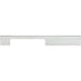 Atlas Homewares A884-MC Off Center 7 9/16in (192mm) Center to Center Bar Pull Matte Chrome - KnobDepot