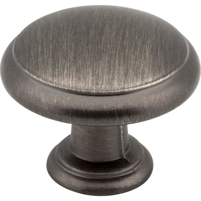 Elements 3940-BNBDL Gatsby 1-3/16" Diameter Mushroom Knob Brushed Pewter
