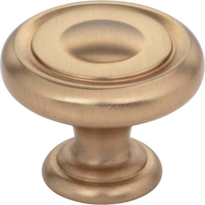 Jeffrey Alexander 117SBZ Bremen 1 1-1/4" Diameter Mushroom Knob Satin Bronze