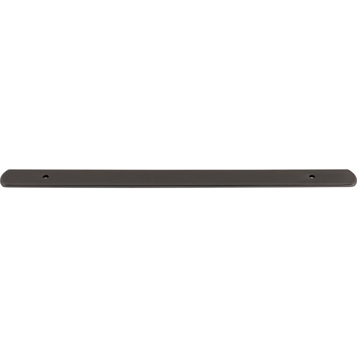 Top Knobs TK3275AG Wescott 8 13/16" Center to Center Pull Backplate Ash Gray - KnobDepot