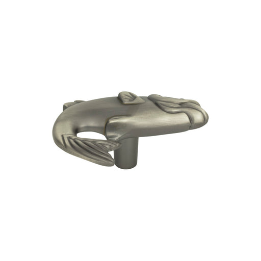 Atlas Homewares 2204-NO Nautical/Ocean Fish 2 1/4in (57mm) Length Novelty Knob Pewter - KnobDepot