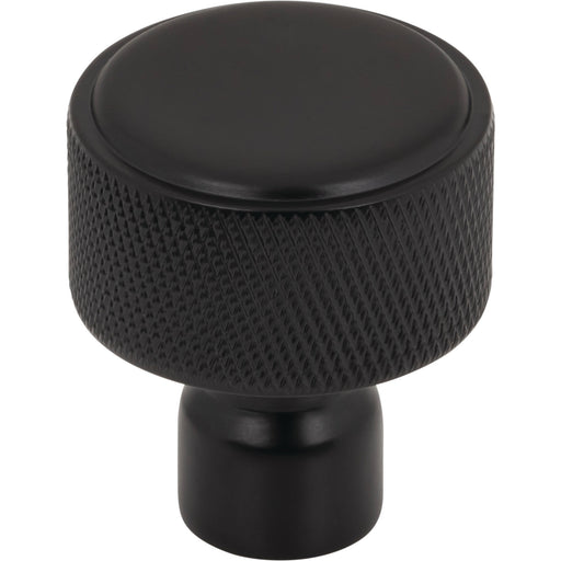 Top Knobs TK3260BLK Garrison 1 1/8" Length Round Knob Flat Black - KnobDepot