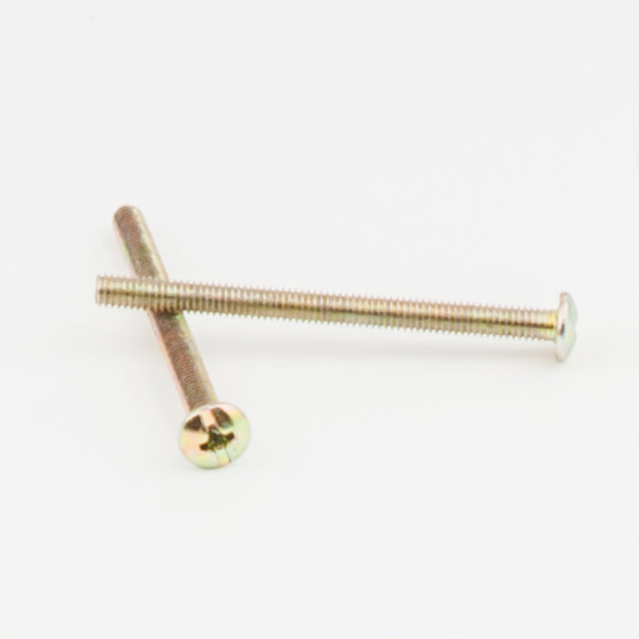 Top Knobs M4-50 Screws M4-50mm, 2 Inch (51mm) Solid Screw Phillips Pan Head Other - KnobDepot